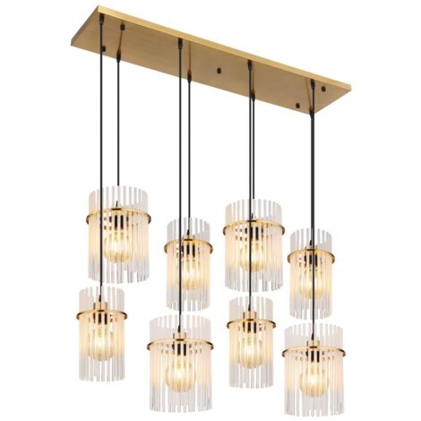 Globo - suspension - GORLEY - or - verre - grande lampe de table