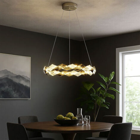 Globo - suspension - Karilion - chrome - métal - Ø 55cm - LED -