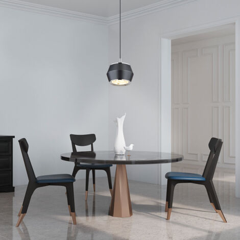 Globo - suspension - Marthy - gris - métal - Ø 10cm - LED - 15209