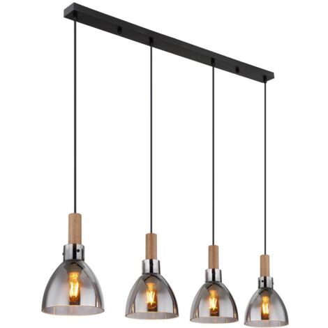 Globo - suspension - Mattea - noir - verre - grande lampe de