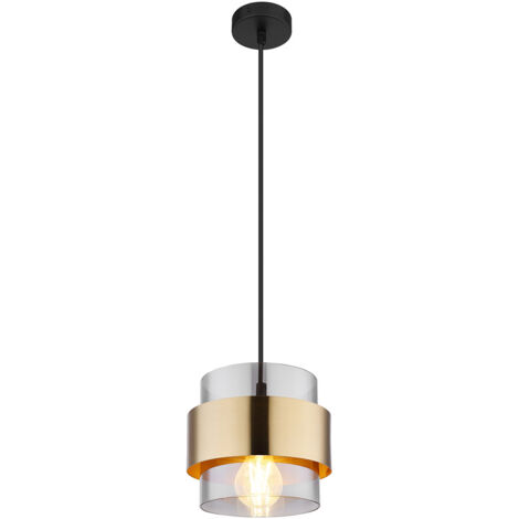 Globo - suspension - Milley - or - verre - Ø 18cm - E27 - 15560H