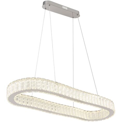 Globo - suspension - Mucky - chrome - métal - grande lampe de