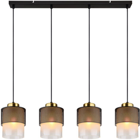 Globo - suspension - Olga - noir - verre - grande lampe de table