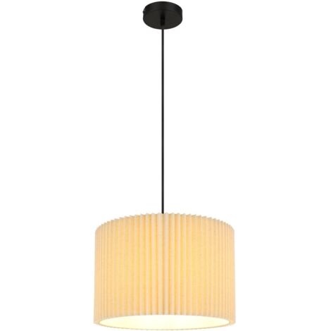 Globo - suspension - PAGE - naturel - papier - Ø 38cm - E27 -