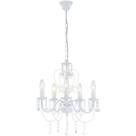 Globo - suspension - Pinja - blanc - métal - Ø 44cm - E14 -