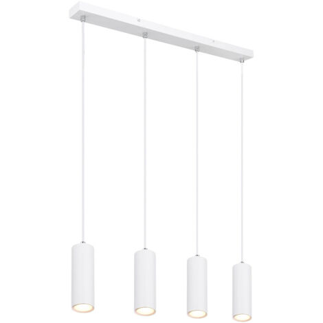 Globo - suspension - Robby - blanc - métal - grande lampe de
