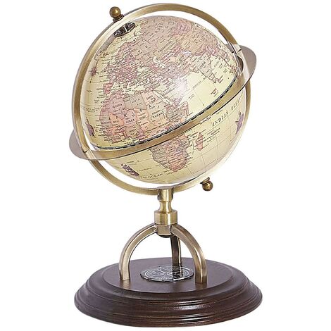 Globo terráqueo beige 25 cm PIZARRO