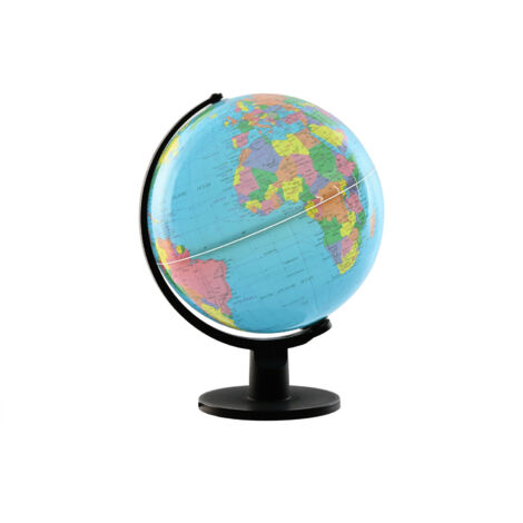 Globo Terraqueo Pvc 33X32X41 Con Luz Azul