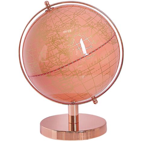 Globo terráqueo rosa 28 cm CABOT