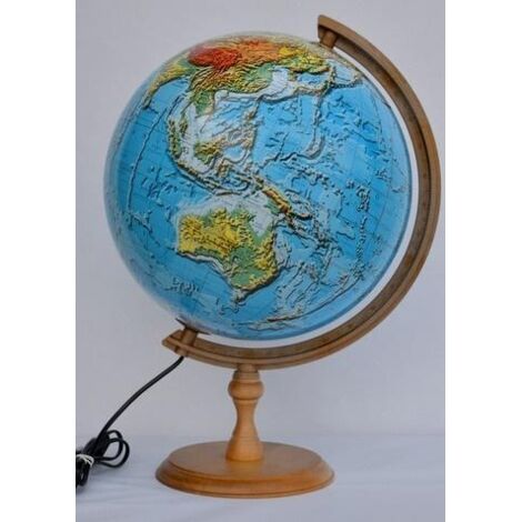 Globo terráqueo Zachem de 32 cm - Iluminado y educativo