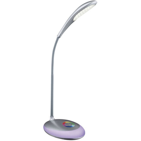 Globo - tischlampe - Minea - silber - kunststoff -