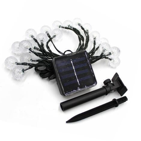 Globus-Lichterkette, Solar-Lichterkette, 5 m, 20 LEDs