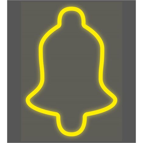 Glocke Figur gebeugt 79cm weiß warm