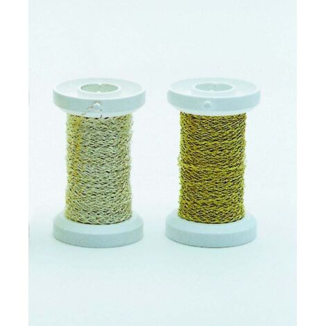 Glorex Effektdraht goldfarben, 0,25 mm x 60 m Bastelmaterial