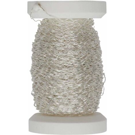 Glorex Effektdraht versilbert, 0,25 mm x 60 m Bastelmaterial