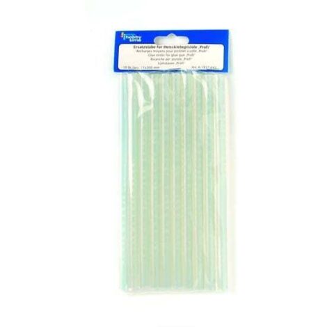 Glorex Ersatzstäbe für Profi 11,5 x 200 mm, 10 Stück Bastelkleber