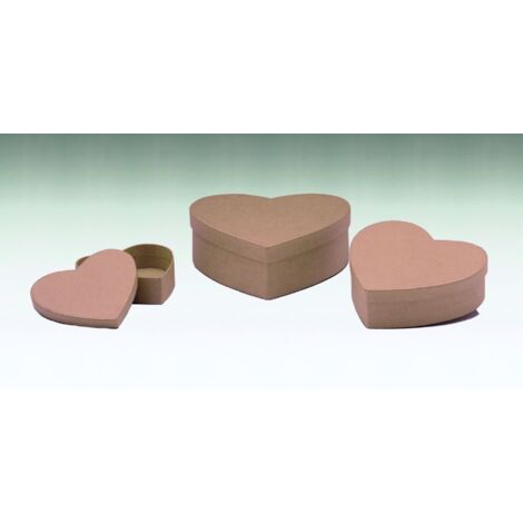 Glorex Herz-Box/Pappe 120 x 120 x 38 mm Pappartikel