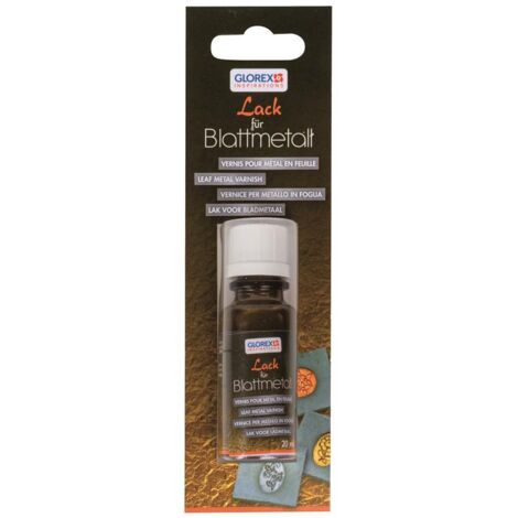 Glorex Lack für Blattmetall seidenmatt 20 ml Bastelfarben