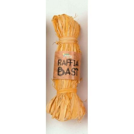 GLOREX GMBH Glorex Raffia-Bast gelb, 50 g Bastelmaterial