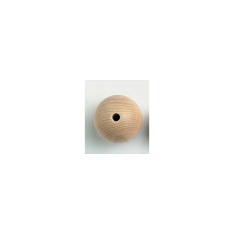 Glorex Rohholzkugel 30 mm 6 Stück Schmuckbasteln