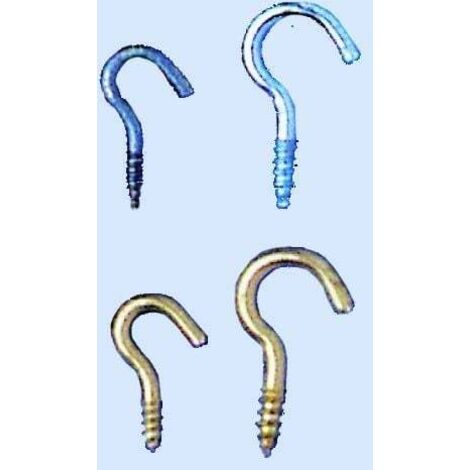 Glorex Schraubhaken 12 x 5 mm, 24 Stück Bastelmaterial
