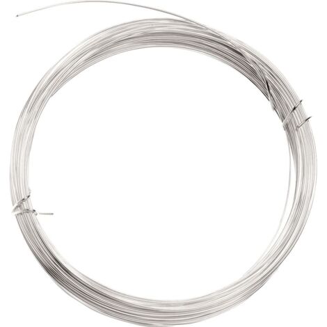 Glorex Silberdraht 0,8mm, 6 m Bastelmaterial