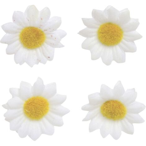 Glorex Streu Margerite weiß 18 Stück Deko-Accessoires