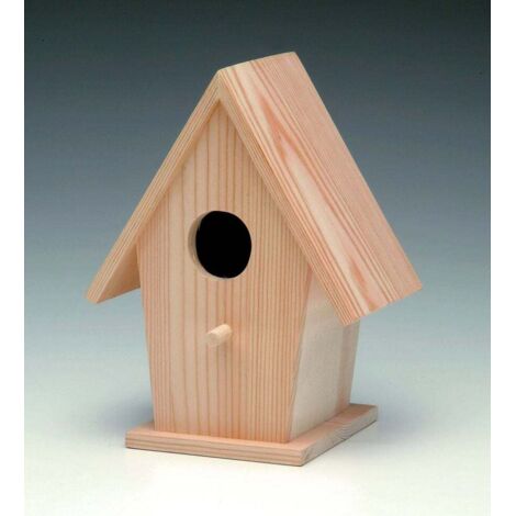 Glorex Vogelhaus 14,5 x 11 x 9 cm Bastelmaterial