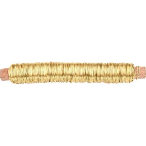 Glorex Wickeldraht goldfarben, 0,5 mm Bastelmaterial