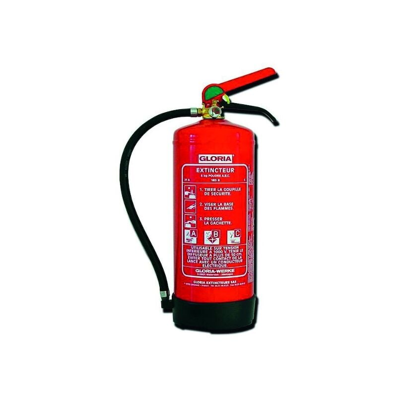 Anaf - Extincteur à poudre classe a. b et c gloria - 6 Kg - vinmer