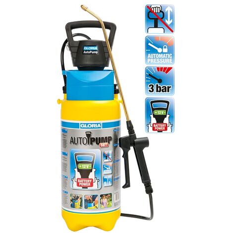 Gloria Auto Pumpâ» Set 5,0 L- Behälter Und Kompressor
