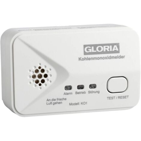 Gloria KO1 Rilevatore monossido di carbonio a batteria Rileva Monossido di carbonio