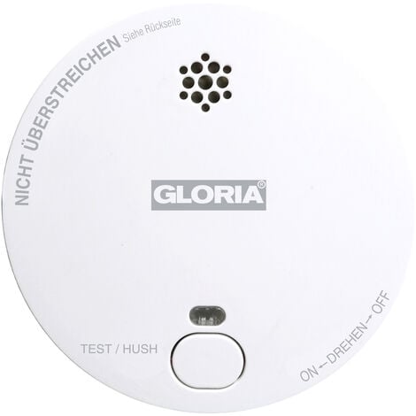 Gloria R1 Rauchwarnmelder batteriebetrieben (Ø x H) 100 mm x 33 mm