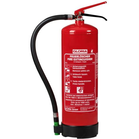 Gloria Schaumfeuerlöscher 6 Liter SDE 6 fluorfrei Brandklasse A & B