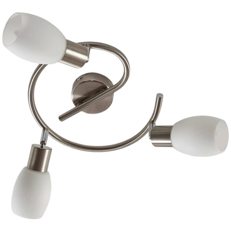 

Arda foco LED, vidrio 3 luces redondo - Lindby