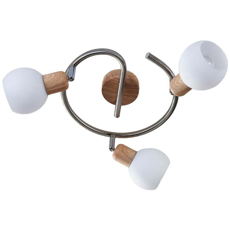 

Glorieta de techo Svenka con efecto madera LED E14
