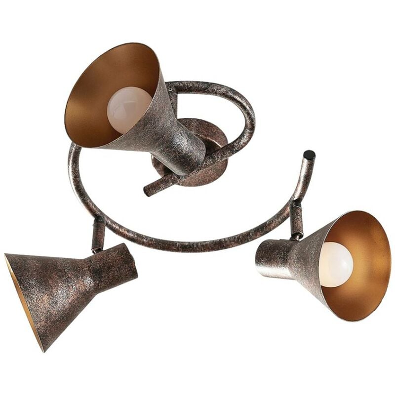 

Lindby - Glorieta LED de techo Zera atenuable rojizo-dorado