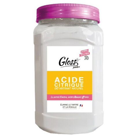 Gloss Acide Citrique Poudre 800gr - Gloss