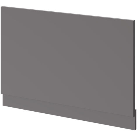 Gloss Grey MDF 800mm End Bath Panel