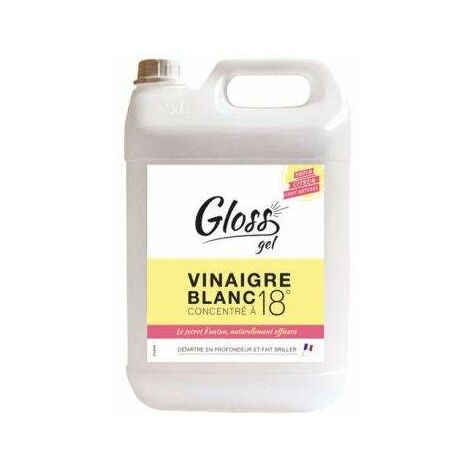 Gloss vinaigre blanc 18° 5l GLOSS