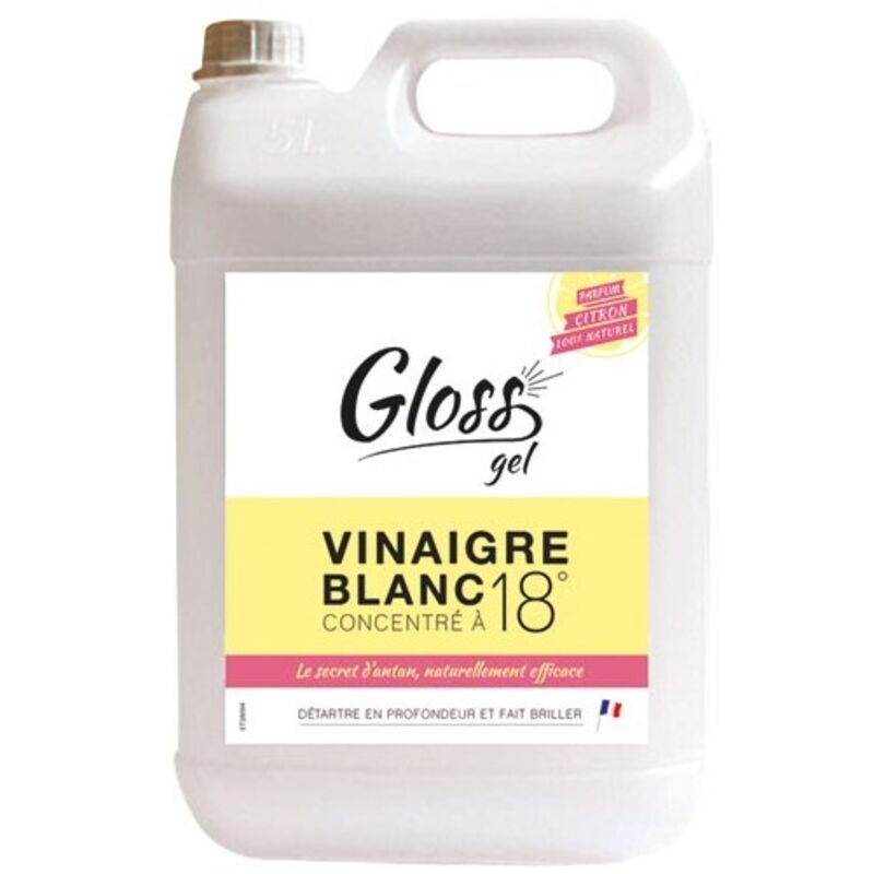 Vinaigre ménager concentré 18° SPADO, 5L