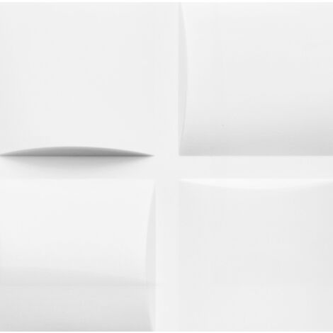 GLOUPIE Pannelli Decorativi Effetto 3D Per Parete E Soffitto In Polistirolo Estruso 50 x 50 cm, 8 Pezzi Per 2 MQ, Fantasia Sally