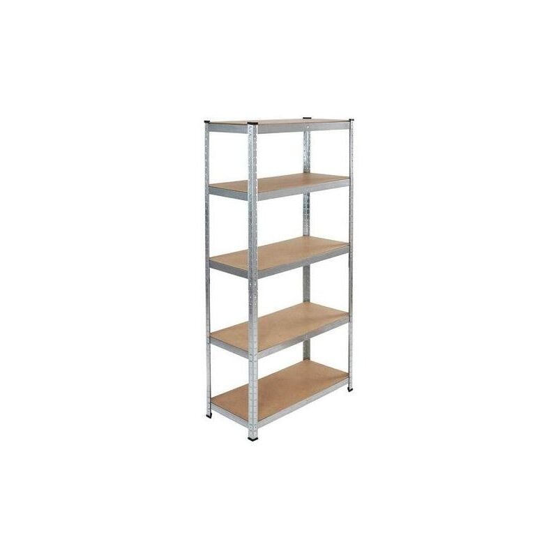 GLOUPIE Scaffale Salvaspazio in Metallo Zincato 5
