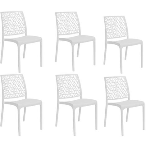 Set 6 Sedie Ninfa In Polipropilene Antracite - Impilabili, 46x54x80 Cm, Made In Italy Per Interni/Esterni - Foto 11