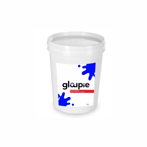 GLOUPIE SUPER TRASPIR Pittura All'acqua Traspirante Per Pareti Per Tutti Gli Ambienti Interni, 1 Litro, Bianco, Made In Italy