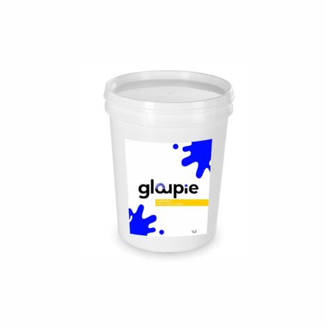 GLOUPIE SUPER WASH Pittura All'Acqua Lavabile Traspirante Per Pareti Ambienti Interni, 1 Litro, Bianco, Made In Italy