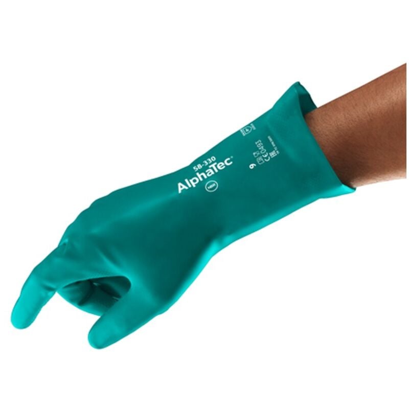 Ansell - 58-330 Size 11, 0 Chemical Protection Gloves - Green
