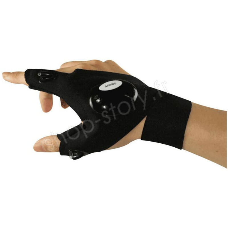 GLOVET : Gant avec Lampes de Poche LED Intégrées