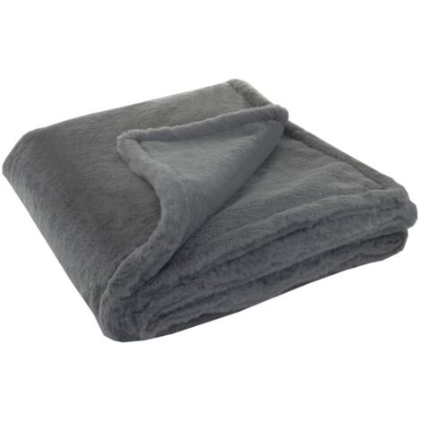 Glovii Beheizte weiche Decke, Grau Gb2G
