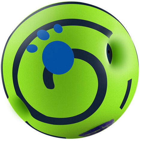 Glow - Balle Pour Chien Rebondissante et Sonore -Toutes les tailles d'espèce- En Vinyle - Flexible et Durable - Fonctionne Sans Pile - 14